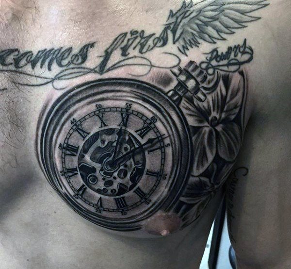 tatouage horloge 31