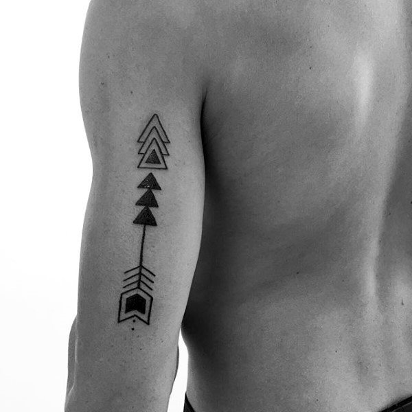 tatouage triangle 123