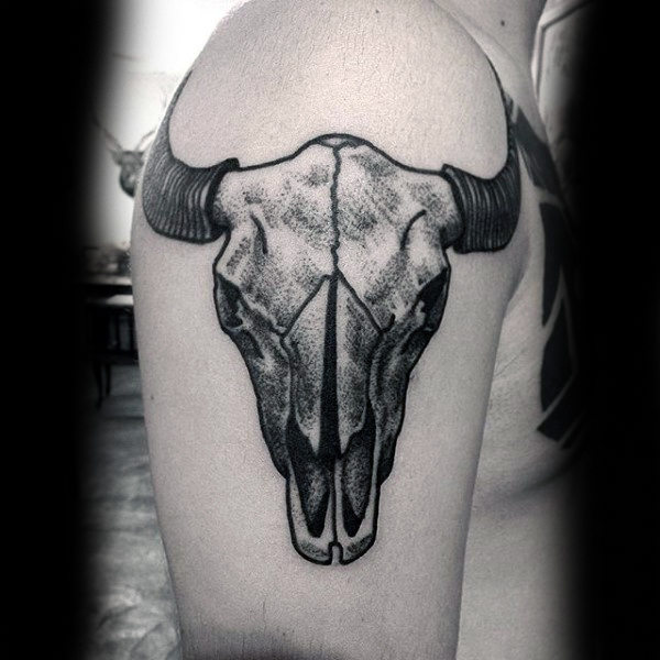 tatouage bison 29