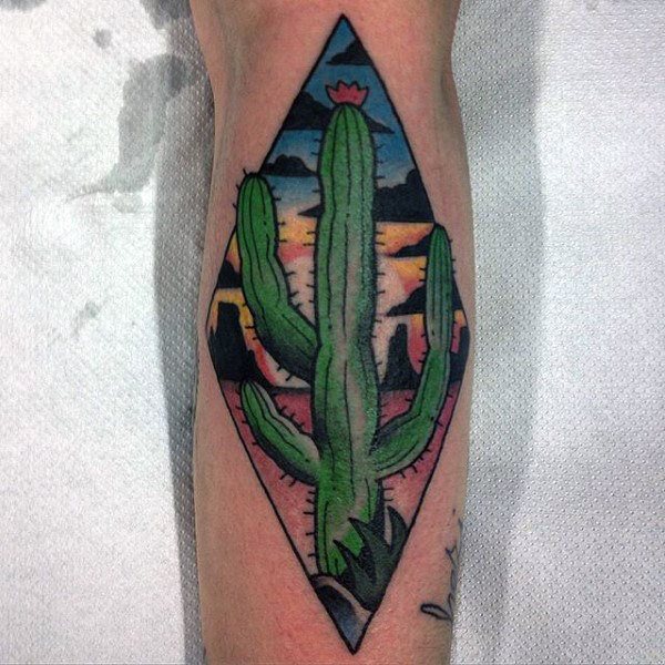 tatouage cactus 33
