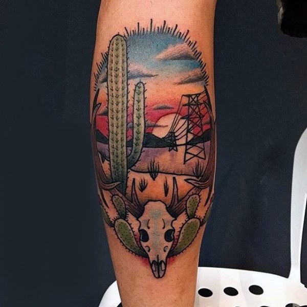 tatouage cactus 53