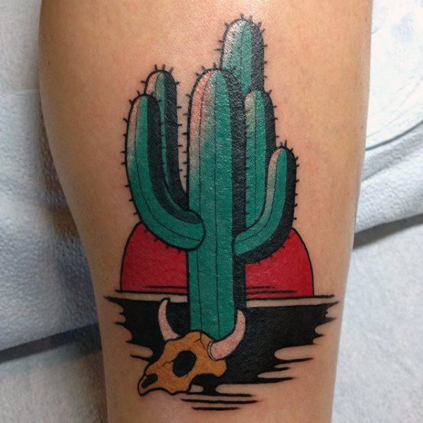 tatouage cactus 57