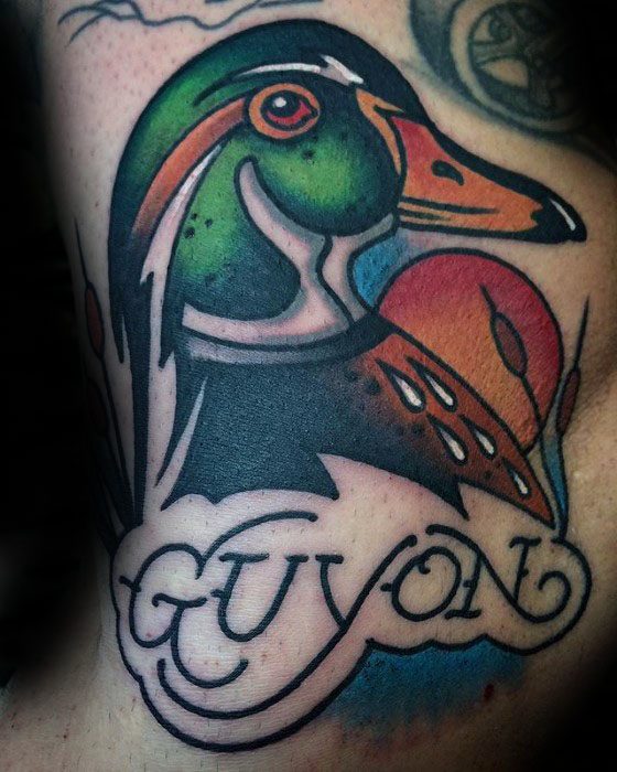 tatouage canard 112