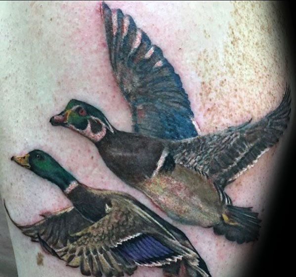tatouage canard 16