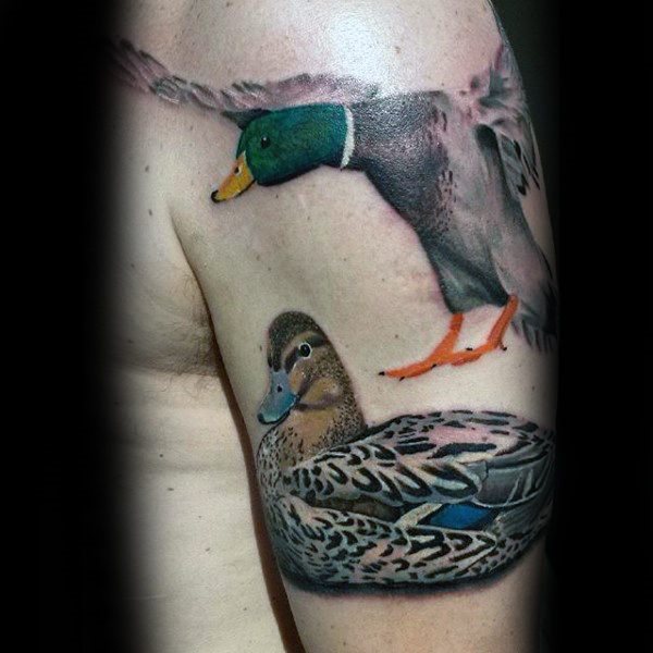 tatouage canard 200