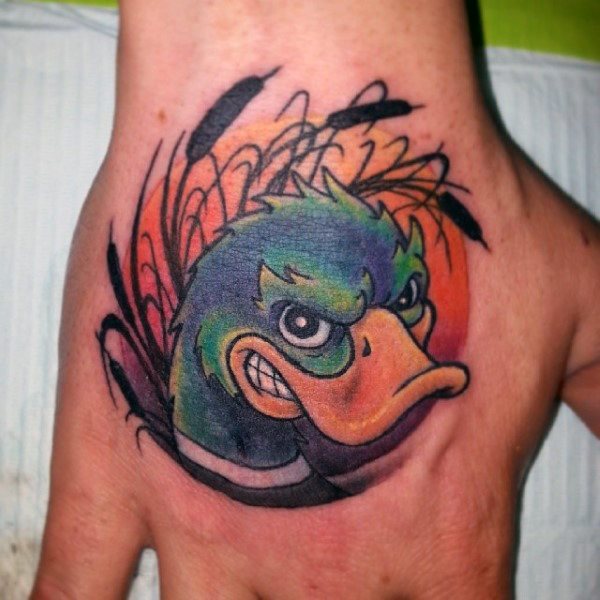 tatouage canard 40