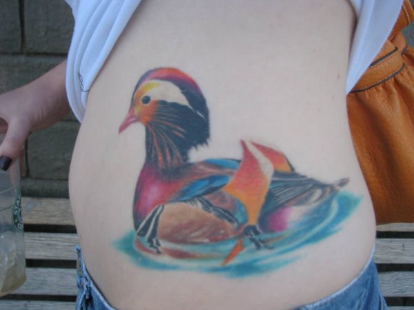 tatouage canard 44