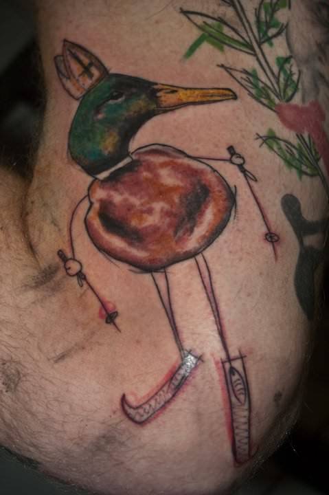 tatouage canard 98