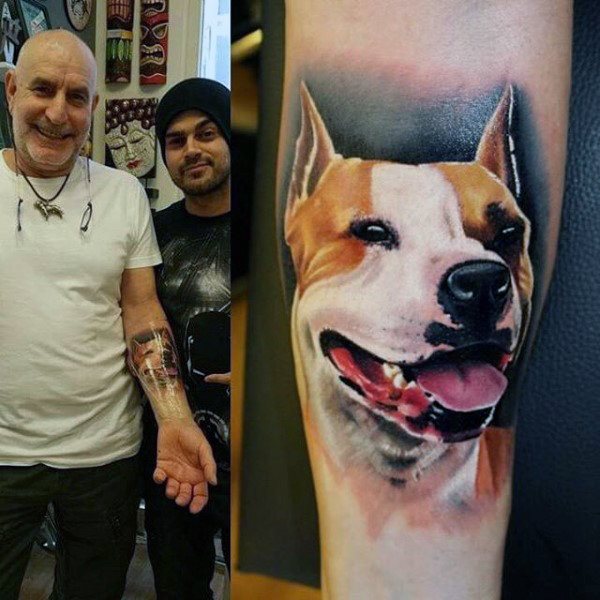 tatouage chien 136