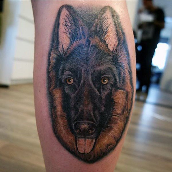 tatouage chien 42