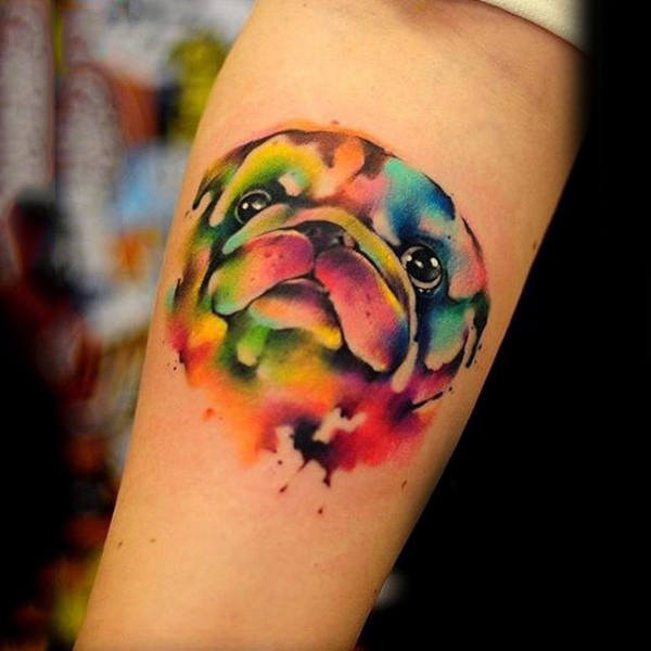 tatouage chien 50