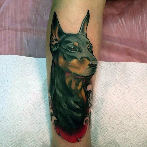 tatouage chien 70