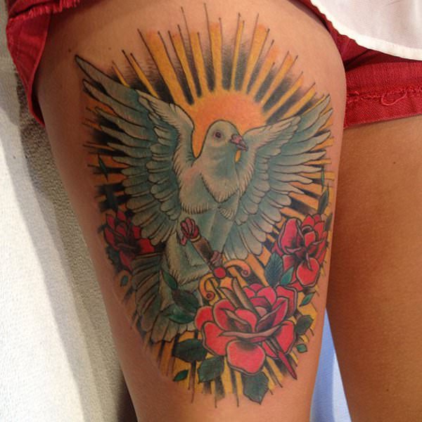 tatouage colombe 204