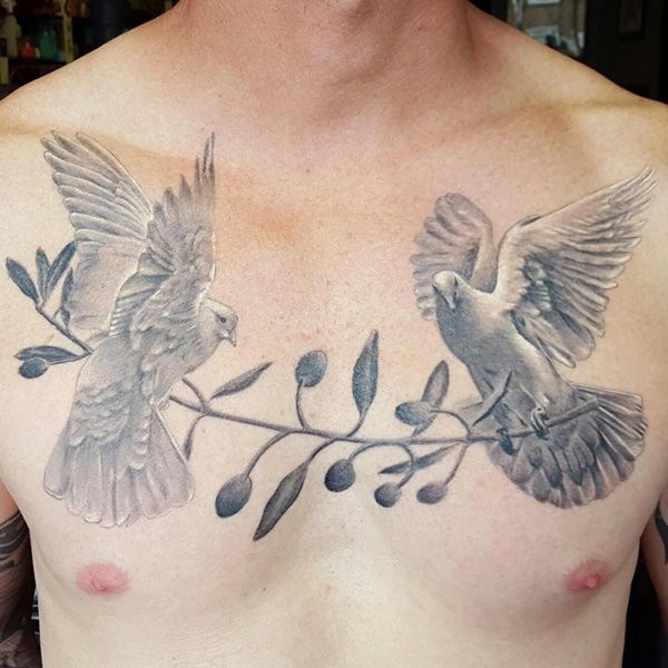 tatouage colombe 22
