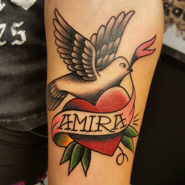 tatouage colombe 24