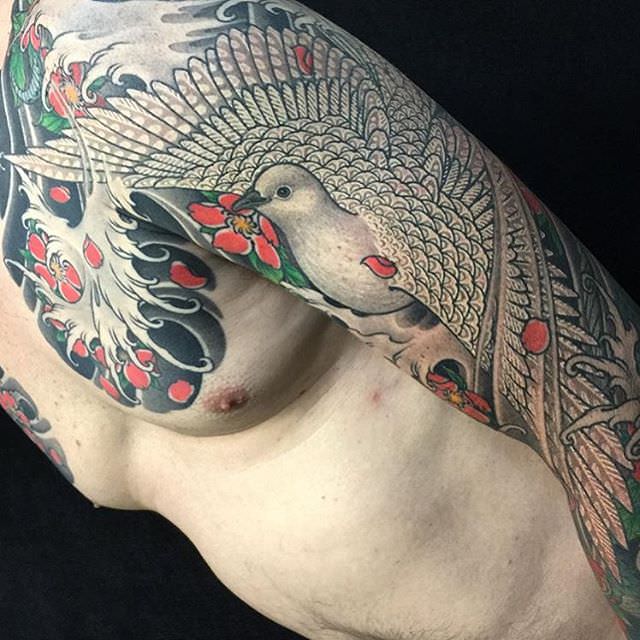 tatouage colombe 340