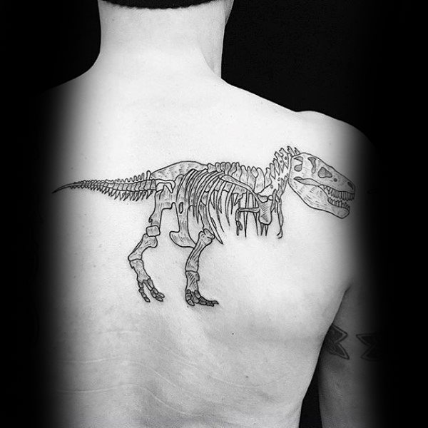 Tatouage Dinosaure Minimalistenull