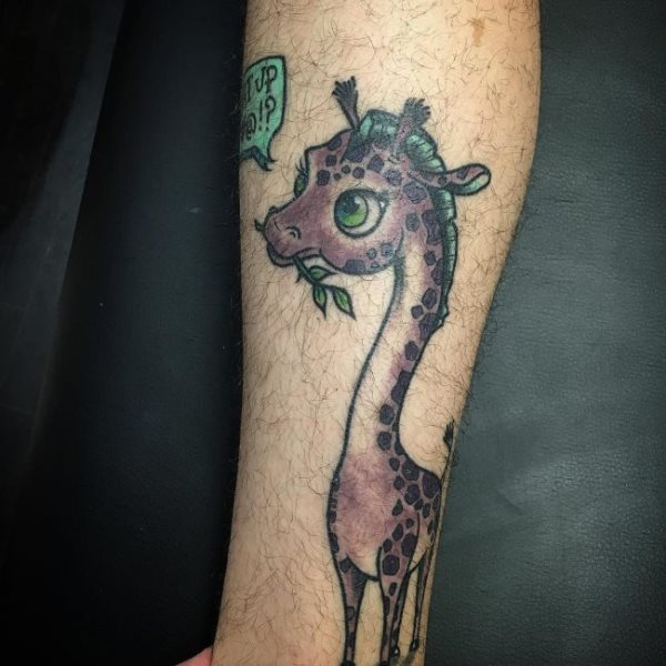 tatouage girafe 138