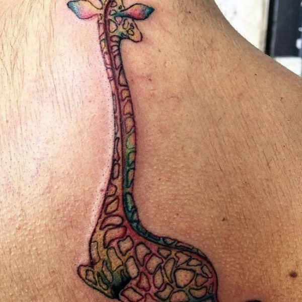 tatouage girafe 212