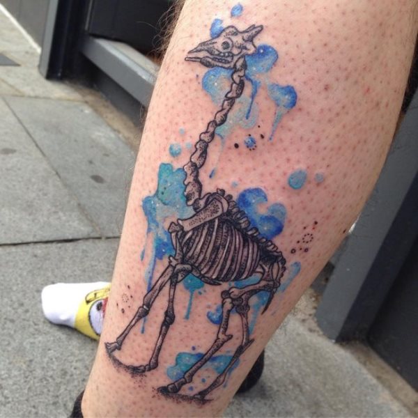 tatouage girafe 214
