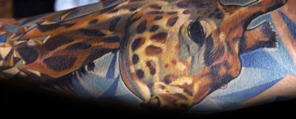 tatouage girafe 216