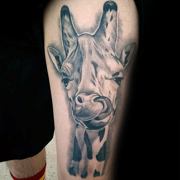 tatouage girafe 218