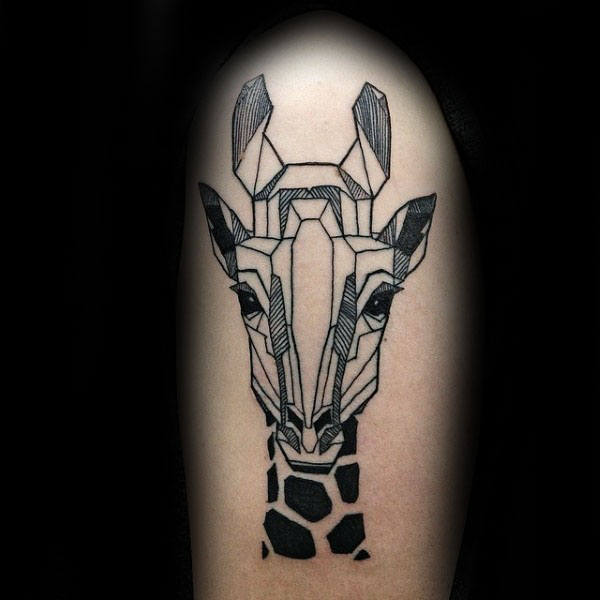 tatouage girafe 22