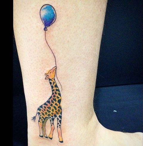 tatouage girafe 222