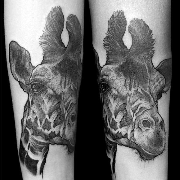tatouage girafe 256