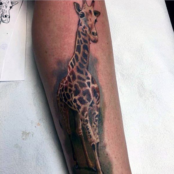 tatouage girafe 260
