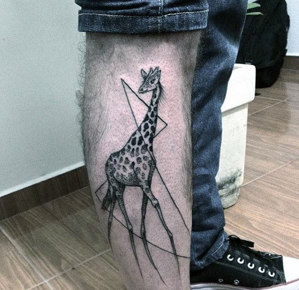 tatouage girafe 262