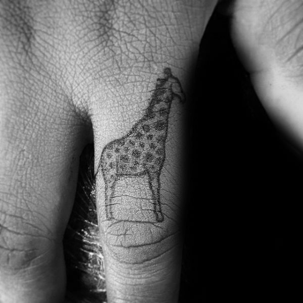 tatouage girafe 272
