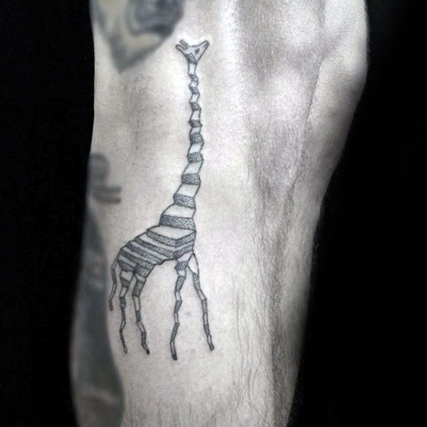 tatouage girafe 324