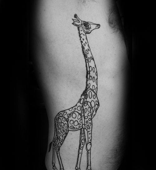 tatouage girafe 326
