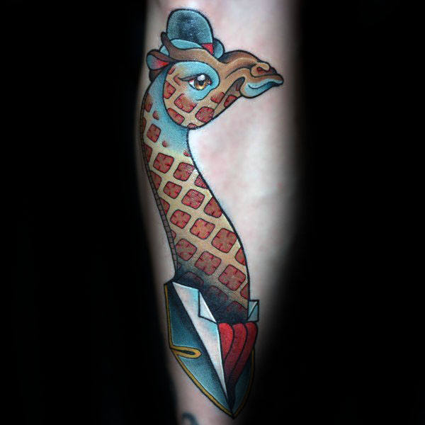 tatouage girafe 48
