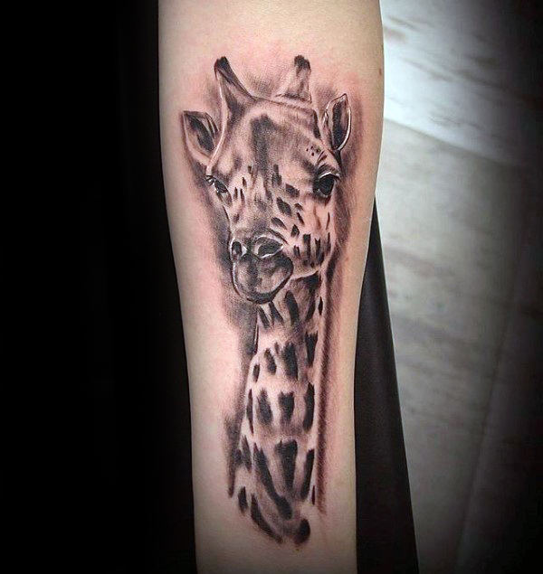 tatouage girafe 52