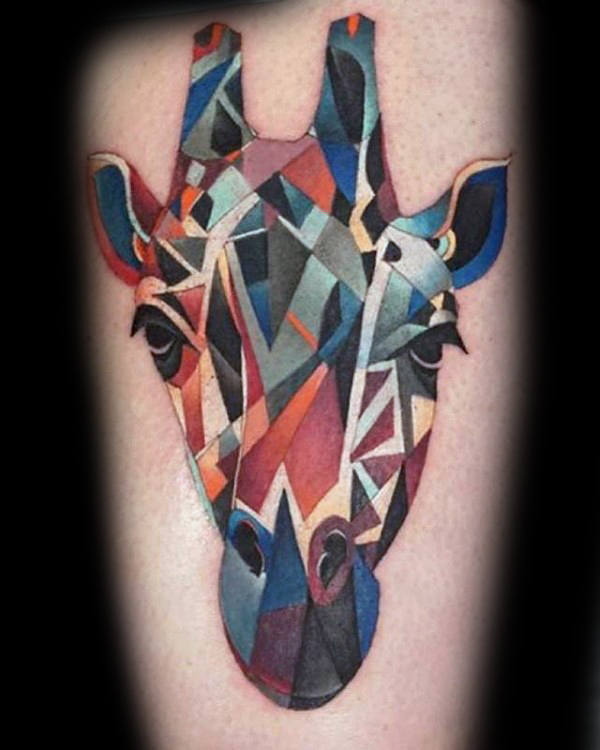 tatouage girafe 66