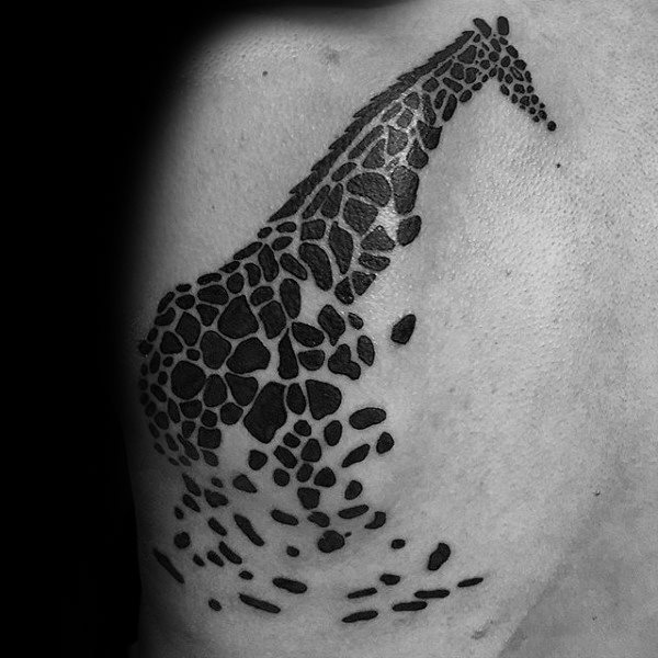 tatouage girafe 78