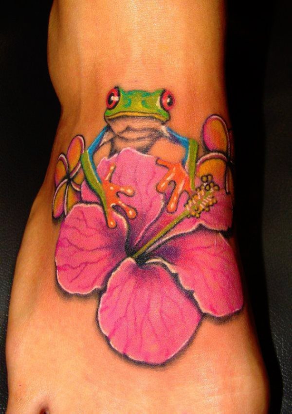 tatouage grenouille 100