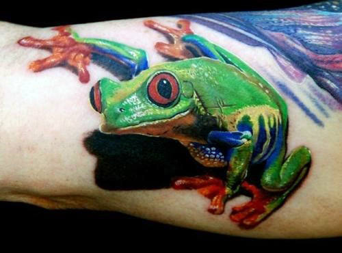 tatouage grenouille 12