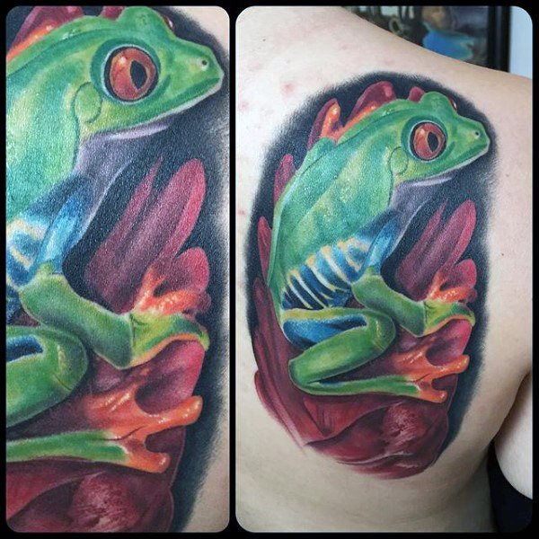 tatouage grenouille 124