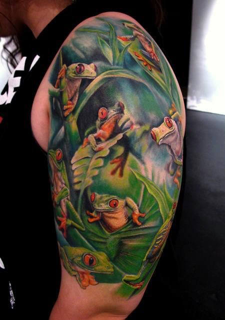 tatouage grenouille 132