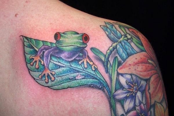 tatouage grenouille 164