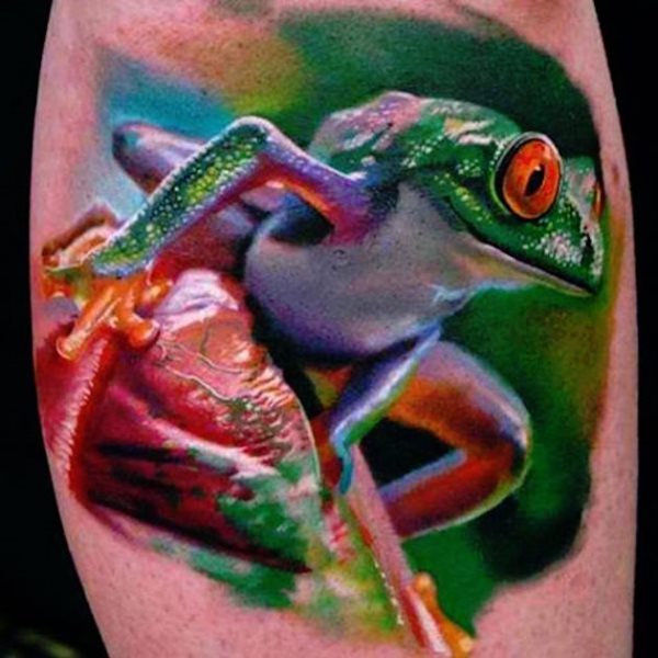tatouage grenouille 182