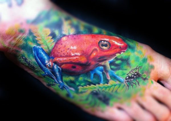 tatouage grenouille 188