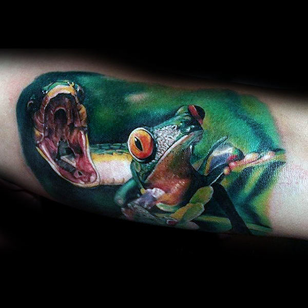 tatouage grenouille 212