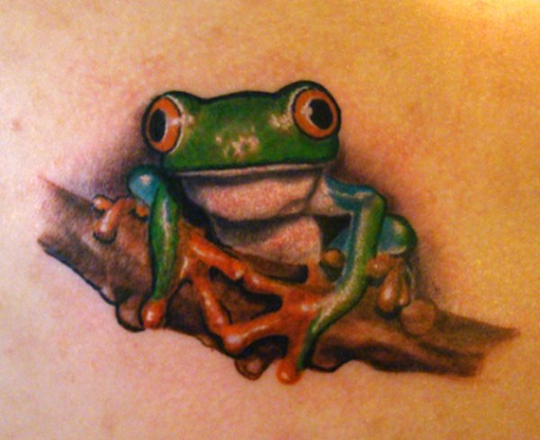 tatouage grenouille 38