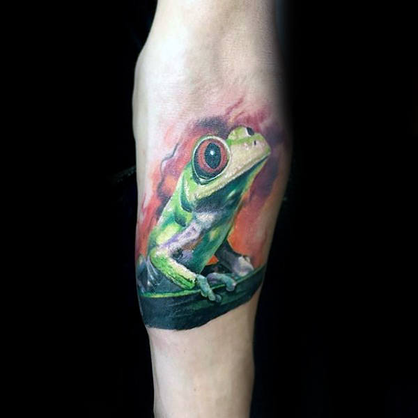 tatouage grenouille 50