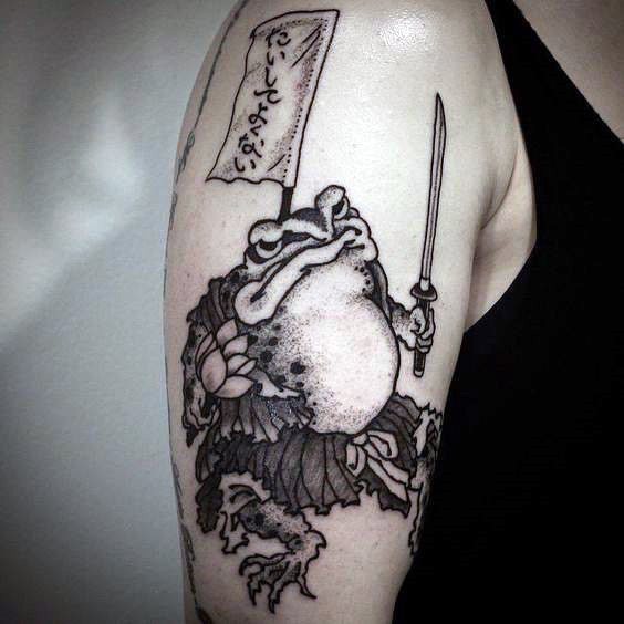 tatouage grenouille 62