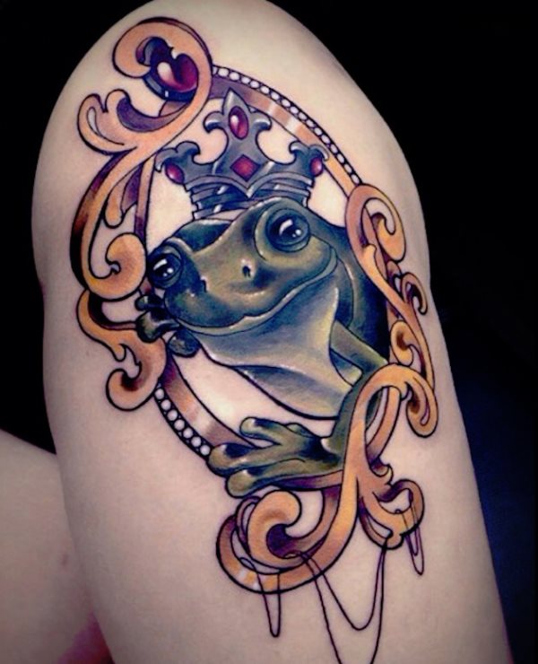 tatouage grenouille 78